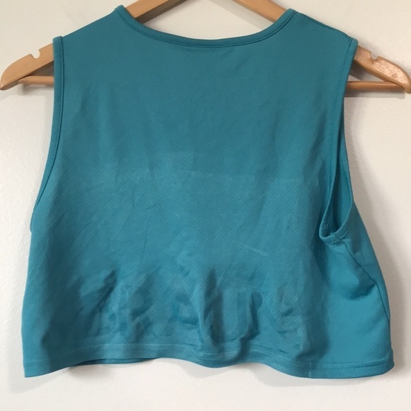 Gymshark TRAINING CROP TANK top comet blue size Small - Picture 6 of 12